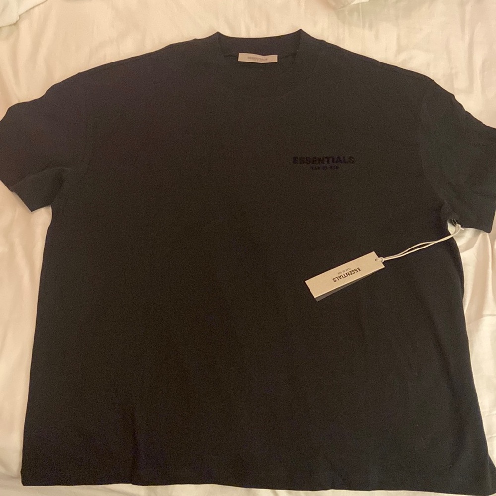 Essentials stretch limo tshirt in Black M
